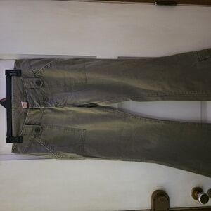 Abercrombie & Fitch Olive Boot Cut Pants